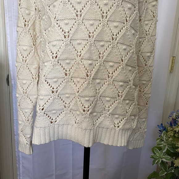 Women’s, Tommy Hilfiger, Open Knit, Crew Neck, Sweater - Picture 3 of 9